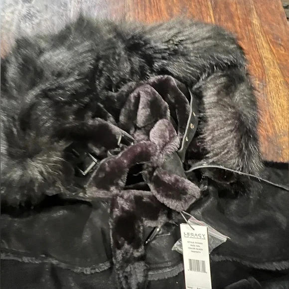 NEW Jordan Craig DENALI SHEARLING JACKET (BLACK) Jackets & Coats